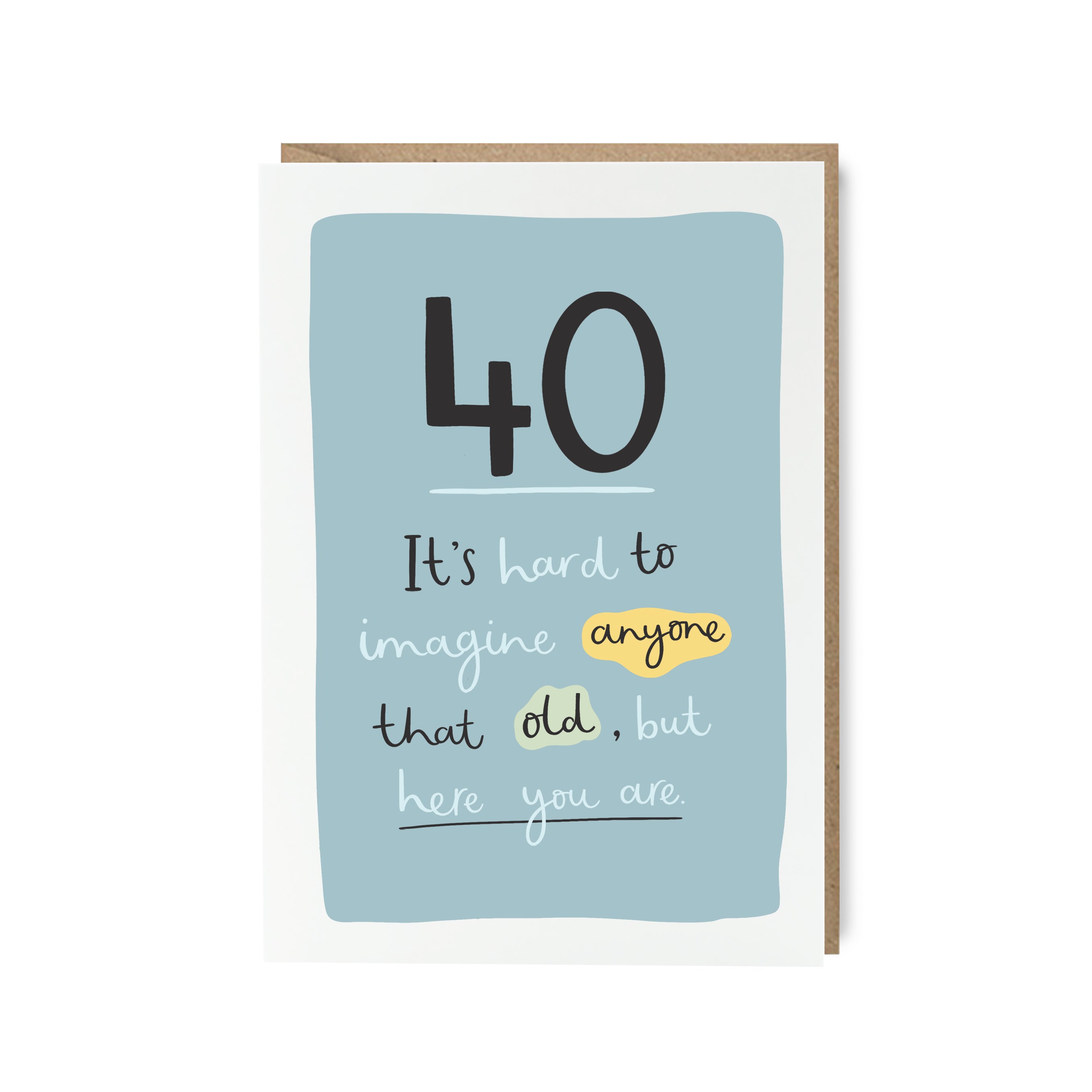 40th Birthday Card – Abbie Imagine Design